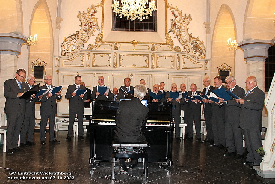 GV "Eintracht" Wickrathberg 1863 beim Chorkonzert 2023